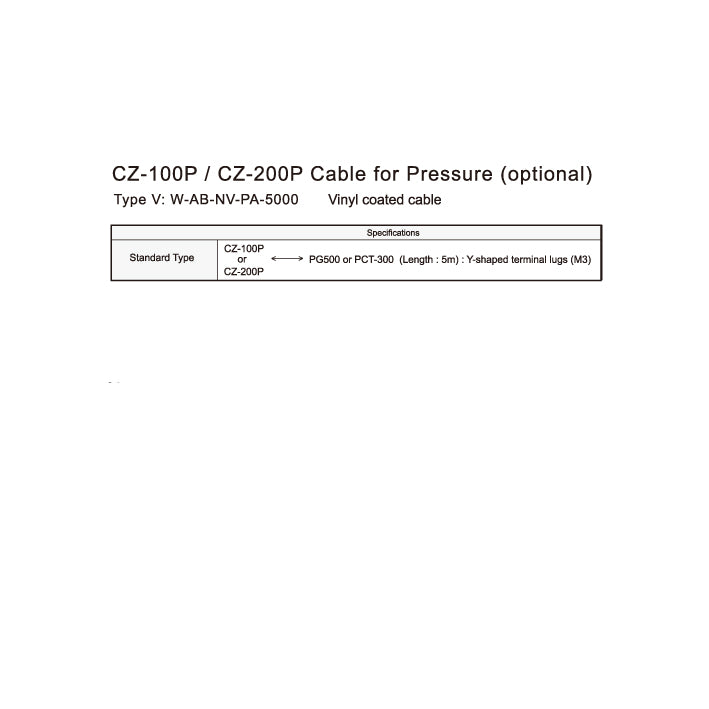 W-AB-NV-PA-5000 for CZ-100P / CZ-200P (optional)
