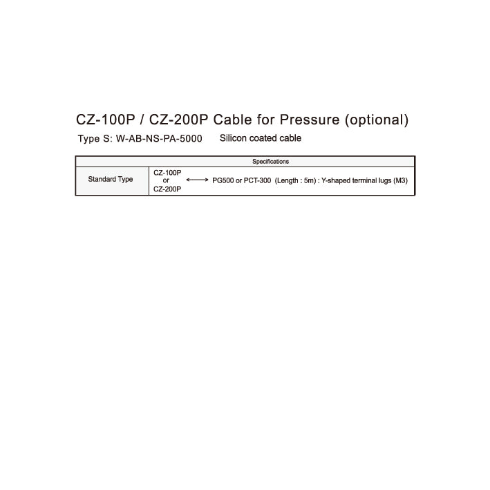 W-AB-NS-PA-5000  for CZ-100P / CZ-200P (optional)