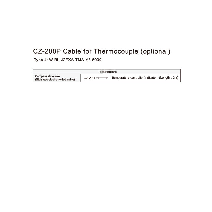 W-BL-J2EXA-TMA-Y3-5000  for CZ-200P (optional)