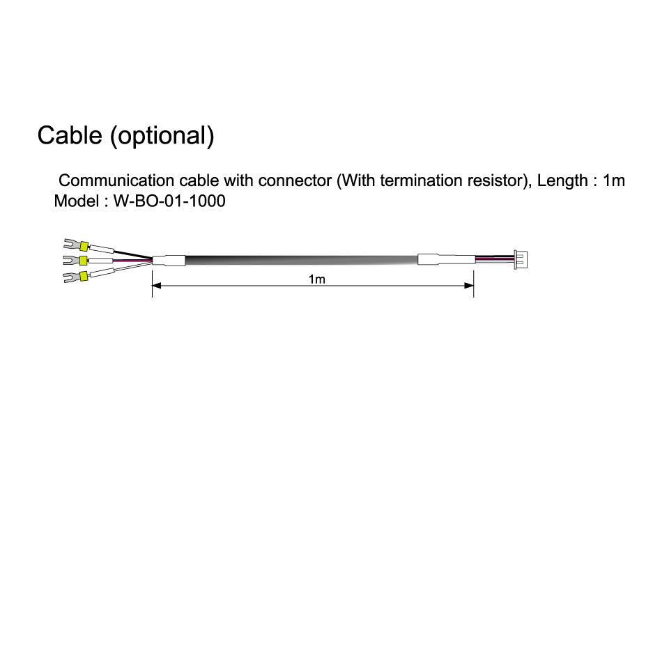 W-BO-01-1000  Communication cable  for SA100L (optional)